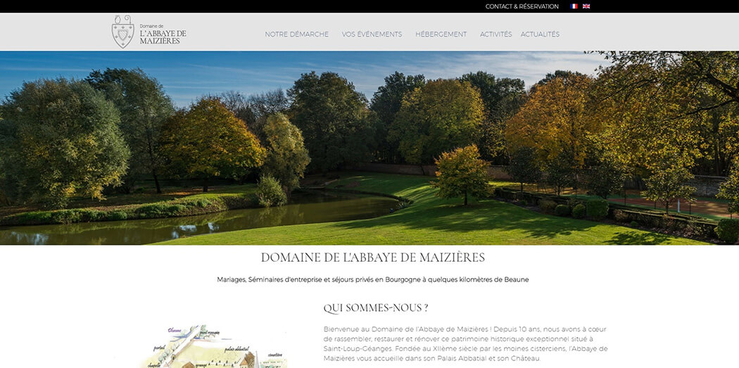 Domaine de l'abbaye de Maizières